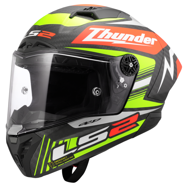 Карбонова интегрална мото  каска LS2 FF805 Thunder GP Aero Replica Carbon  - ECE 22.06