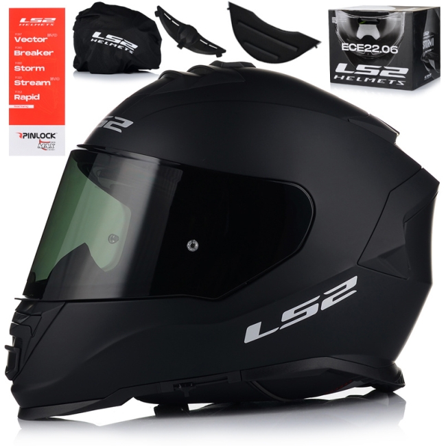 Интегрална мото каска  LS2 FF800 Storm II Solid - ECE 22.06