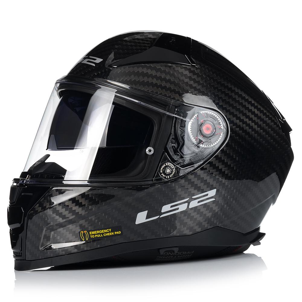Карбонова интегрална мото каска LS2 FF811 Vector II Carbon Solid - ECE 22.06
