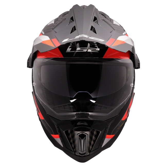Карбонова Adventure / eндуро / крос каска за мотор LS2 MX701 Explorer C Frontier II Carbon - ECE 22.06