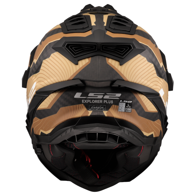 Карбонова Adventure / eндуро / крос каска за мотор LS2 MX701 Explorer Carbon Trick - ECE 22.06