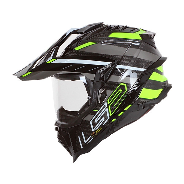 Карбонова Adventure / eндуро / крос каска за мотор LS2 MX701 Explorer Carbon Edge - ECE 22.06