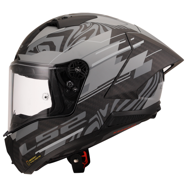 Карбонова интегрална мото каска LS2 FF805 Thunder GP Aero Polar Carbon - ECE 22.06