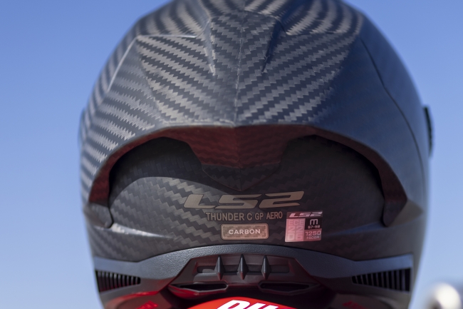 Карбонова интегрална мото каска LS2 FF805 Thunder GP Aero Spoiler Carbon - 22.06