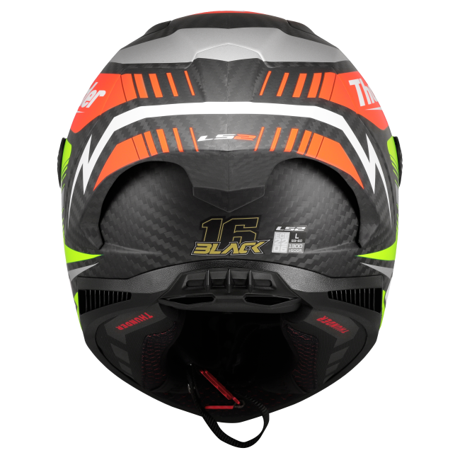 Карбонова интегрална мото  каска LS2 FF805 Thunder GP Aero Replica Carbon  - ECE 22.06