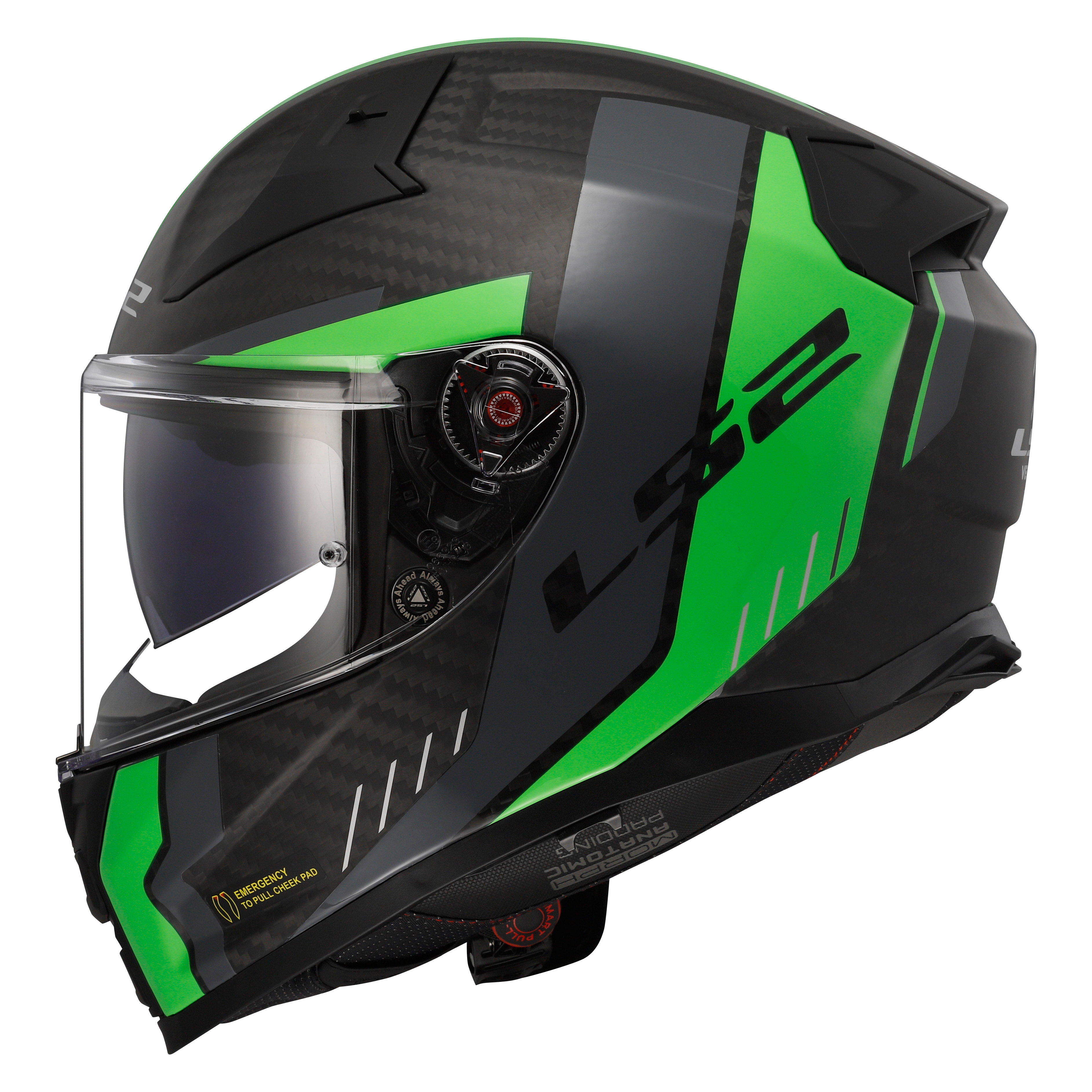 Карбонова интегрална мото каска  LS2 FF811 Vector II Carbon Grid - ECE 22.06