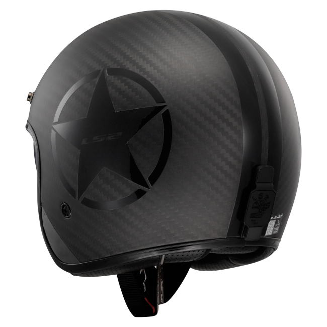 Карбонова мото каска за скутер / чопър LS2 OF601 Bob II Carbon Star - ECE 22.06