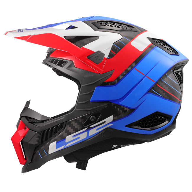 Карбонова ендуро / крос / МХ каска за мотор LS2 MX703 X-Force  Galuo - ECE 22.06
