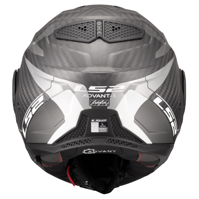 Карбонова модуларна / отваряема мото каска LS2 FF901 Advant X Carbon Horizon - ECE 22.06