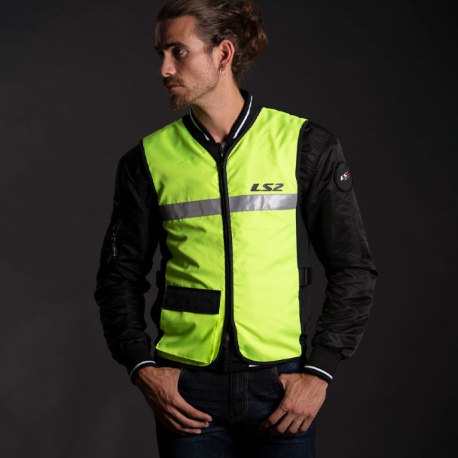 Светлоотразителна / сигнална жилетка LS2 Vest Hi-Vis
