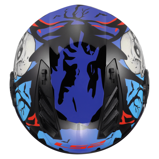 Мото каска за скутер / чопър LS2 OF616 Airflow II Zombie - ECE 22.06