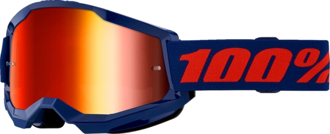 Ендуро / MX / крос очила 100% Strata 2 - червена плака