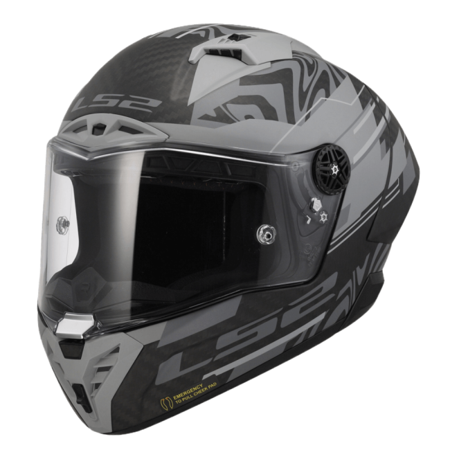 Карбонова интегрална мото каска LS2 FF805 Thunder GP Aero Polar Carbon - ECE 22.06