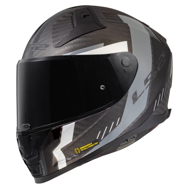 Карбонова интегрална мото каска  LS2 FF811 Vector II Carbon Grid - ECE 22.06