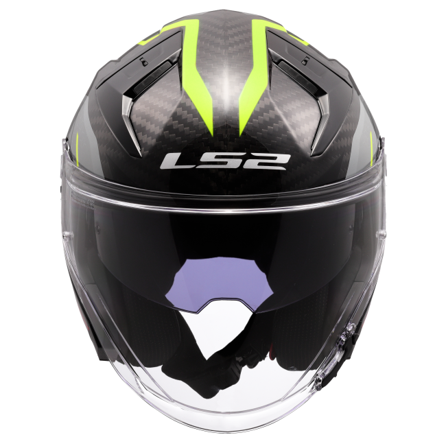 Карбонова мото каска за скутер / чопър LS2 OF603 Infinity II Carbon Urus - ECE 22.06