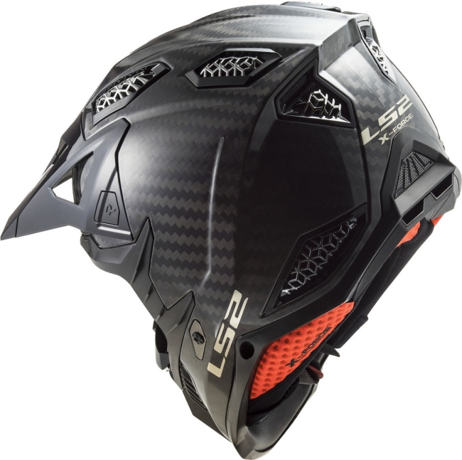 Карбонова ендуро / крос / мх каска за мотор LS2 MX703 X-Force Solid - ECE 22.06