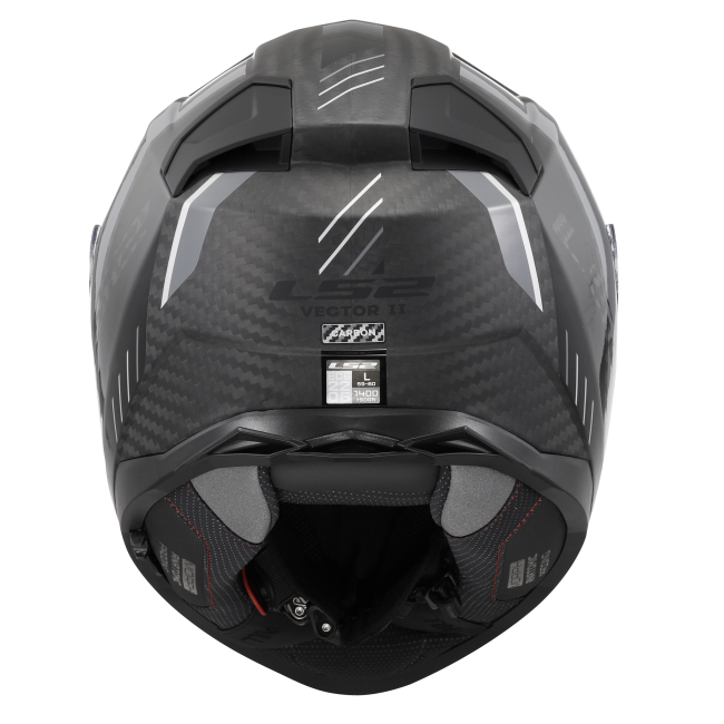 Карбонова интегрална мото каска  LS2 FF811 Vector II Carbon Grid - ECE 22.06