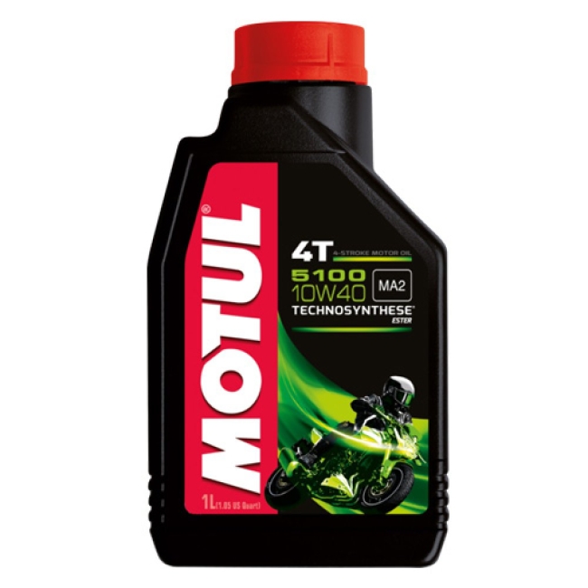 MOTUL двигателно масло 5100 10W40 4T 1L полу-синтетично