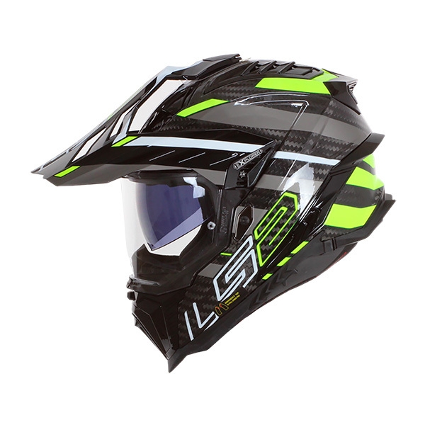 Карбонова Adventure / eндуро / крос каска за мотор LS2 MX701 Explorer Carbon Edge - ECE 22.06