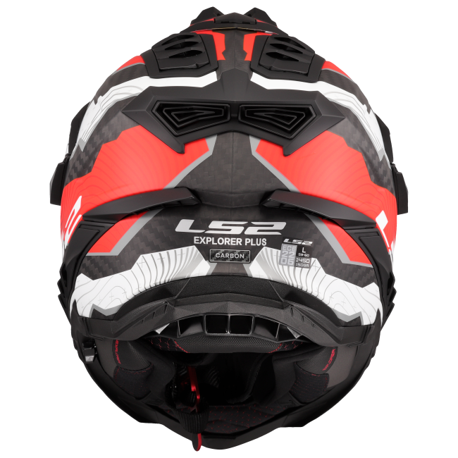Карбонова Adventure / eндуро / крос каска за мотор LS2 MX701 Explorer Carbon Trick - ECE 22.06