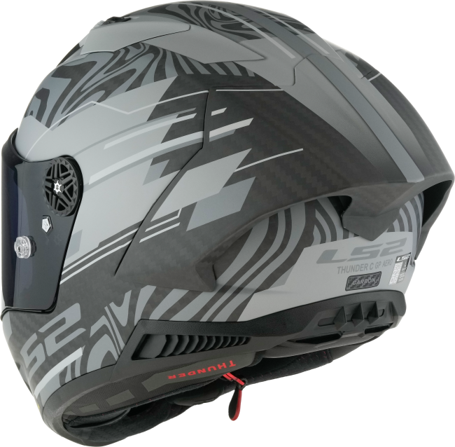 Карбонова интегрална мото каска LS2 FF805 Thunder GP Aero Polar Carbon - ECE 22.06