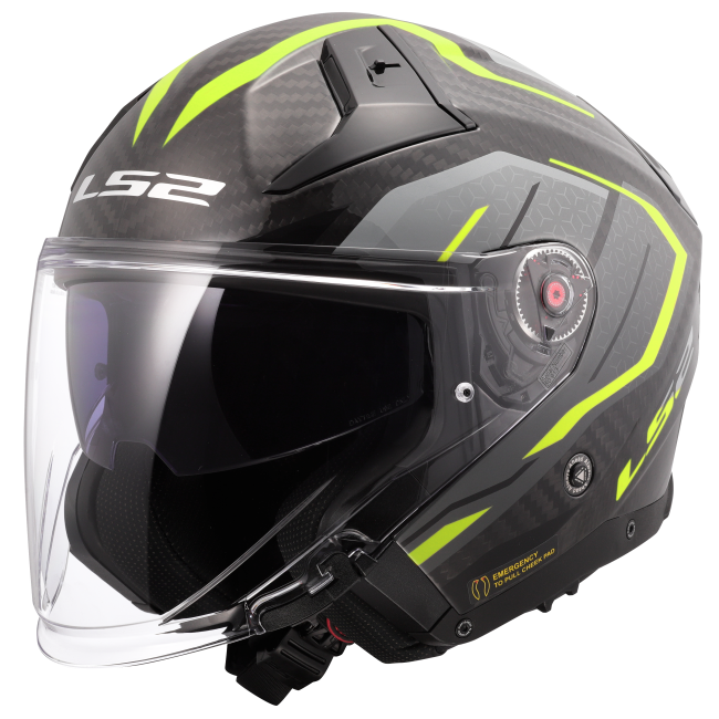 Карбонова мото каска за скутер / чопър LS2 OF603 Infinity II Carbon Urus - ECE 22.06