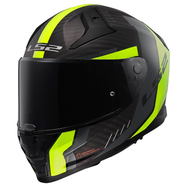 Карбонова интегрална мото каска  LS2 FF811 Vector II Carbon Grid - ECE 22.06
