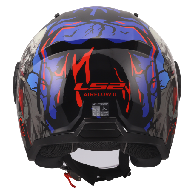 Мото каска за скутер / чопър LS2 OF616 Airflow II Zombie - ECE 22.06