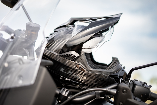 Карбонова Adventure  / ендуро / крос каска за мотор LS2 MX701 Explorer C Carbon Forget - ECE 22.06