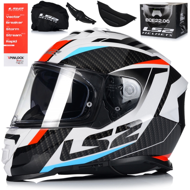 Интегрална мото каска LS2 FF800 Storm II Racer - ECE 22.06