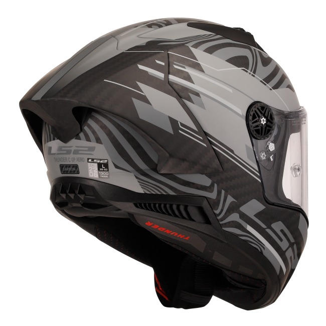 Карбонова интегрална мото каска LS2 FF805 Thunder GP Aero Polar Carbon - ECE 22.06
