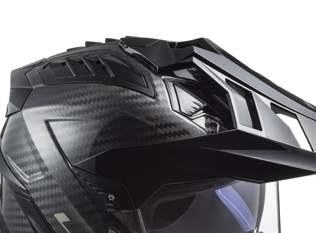 Карбонова Adventure  / ендуро / крос каска за мотор LS2 MX701 Explorer C Carbon Forget - ECE 22.06