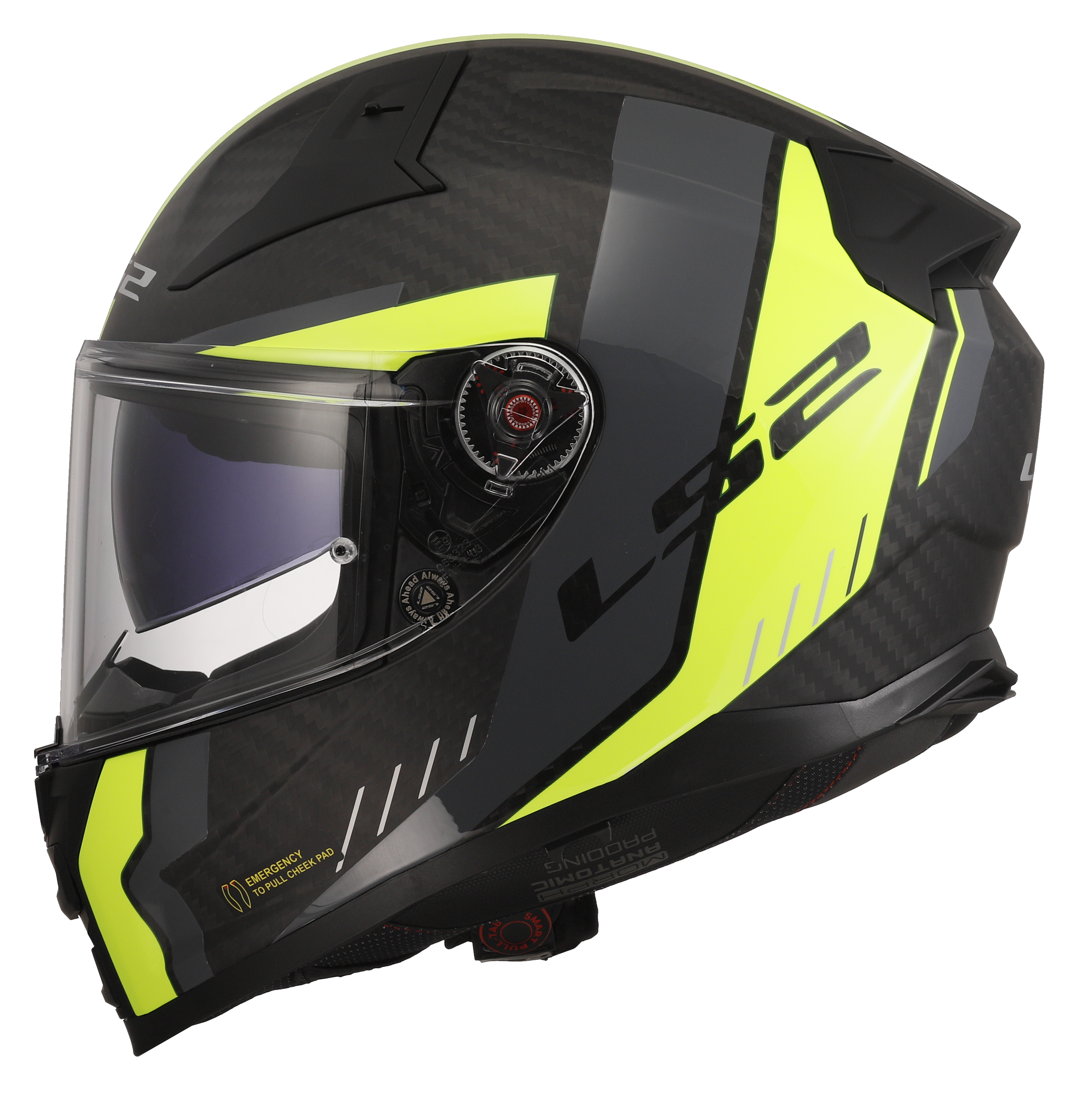 Карбонова интегрална мото каска  LS2 FF811 Vector II Carbon Grid - ECE 22.06