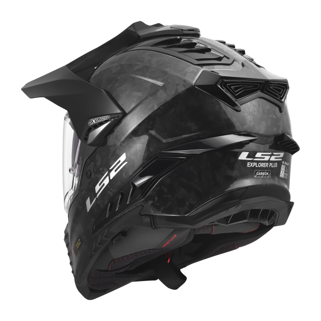 Карбонова Adventure  / ендуро / крос каска за мотор LS2 MX701 Explorer C Carbon Forget - ECE 22.06