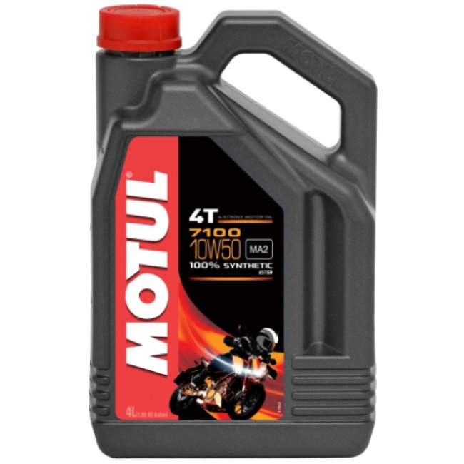 MOTUL двигателно масло 7100 10W50 4T 4L синтетично