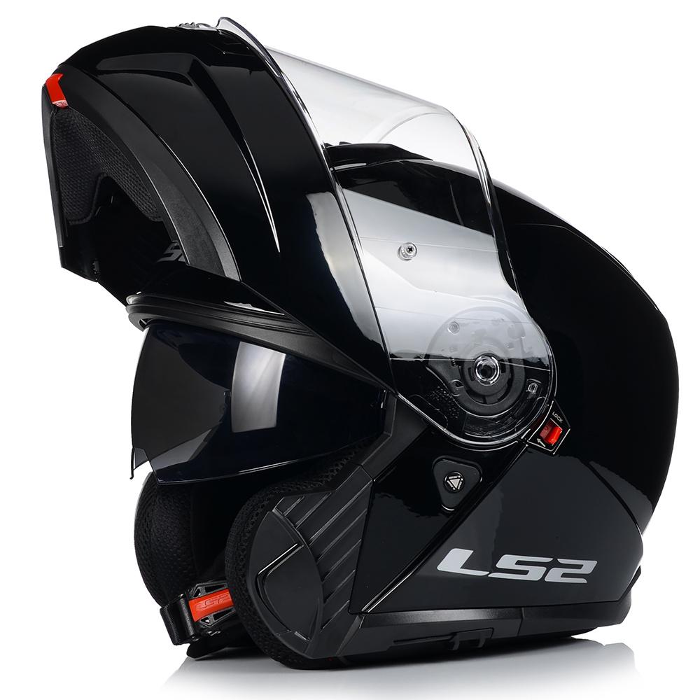 Модуларна / отваряема мото каска LS2 FF908 Strobe II Solid - ECE 22.06