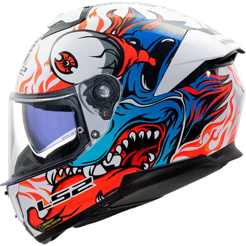 Интегрална мото каска LS2 FF808 Stream II Inferno - ECE 22.06