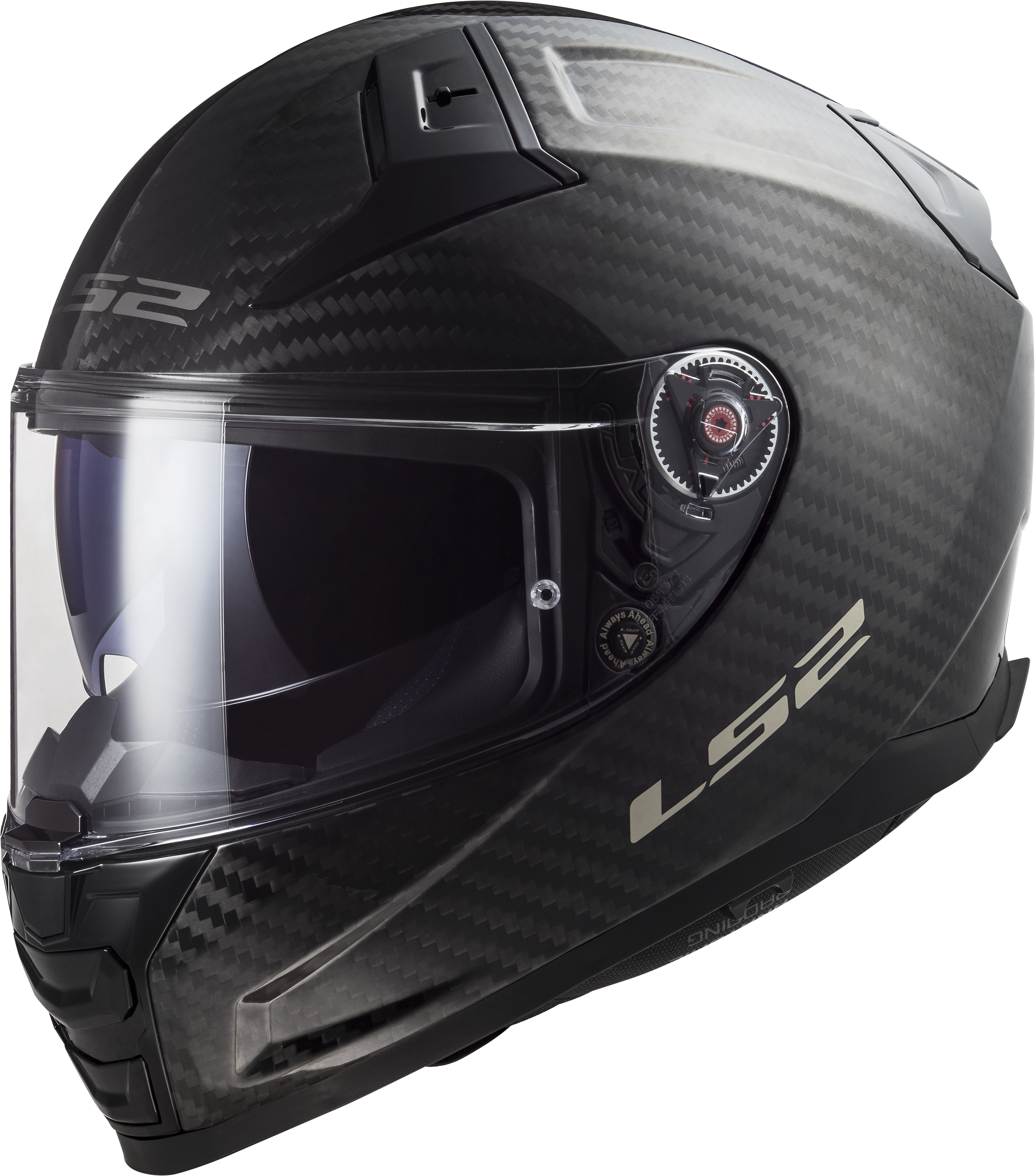 Карбонова интегрална мото каска  LS2 FF811 Vector II Carbon Solid - ECE 22.06