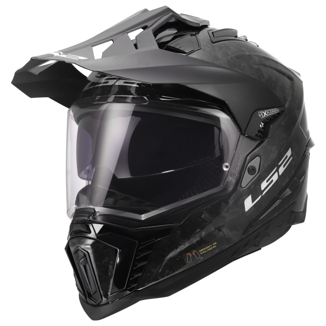 Карбонова Adventure  / ендуро / крос каска за мотор LS2 MX701 Explorer C Carbon Forget - ECE 22.06