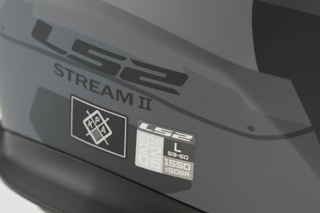 Интегрална мото каска LS2 FF808 Stream II Shadow - ECE 22.06